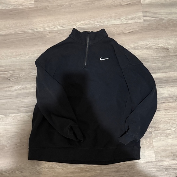 Nike Men's Black Zip-Up Sweater - Picture 1 of 1